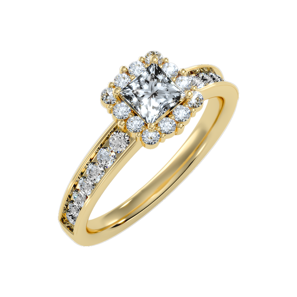 Astounding Diamond Engagement Ring - Nine