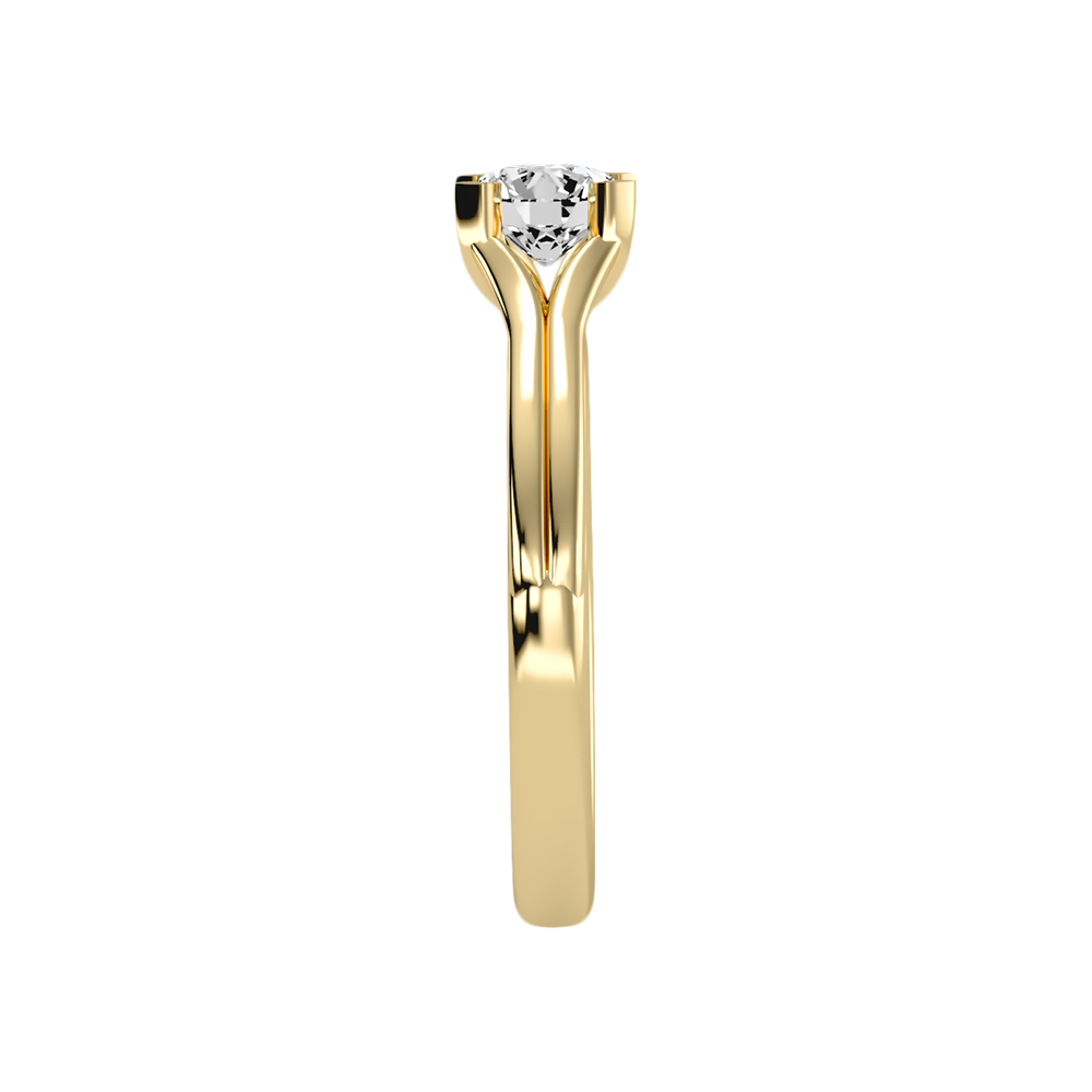 Atano Classic Solitaire Ring In 925 Sterling Silver - Eleven