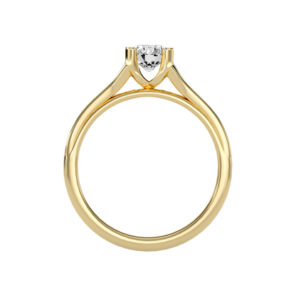 Atano Classic Solitaire Ring In 925 Sterling Silver - Twelve