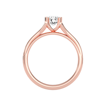 Atano Classic Solitaire Ring In 925 Sterling Silver - Three