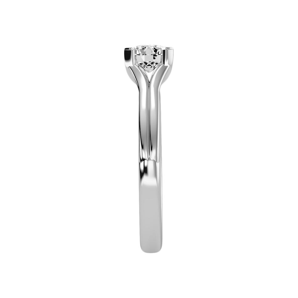 Atano Classic Solitaire Ring In 925 Sterling Silver - Seven