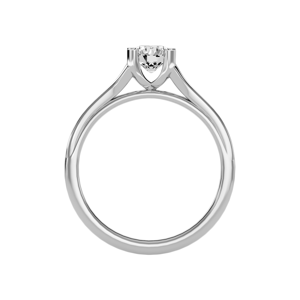 Atano Classic Solitaire Ring In 925 Sterling Silver - Eight