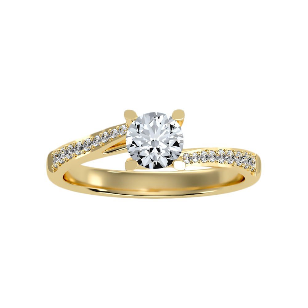 Atractiva Solitaire Ring In 925 Sterling Silver - Ten