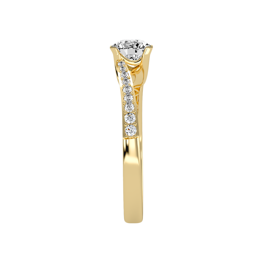 Atractiva Solitaire Ring In 925 Sterling Silver - Eleven