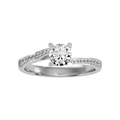 Atractiva Solitaire Ring In 925 Sterling Silver - Three