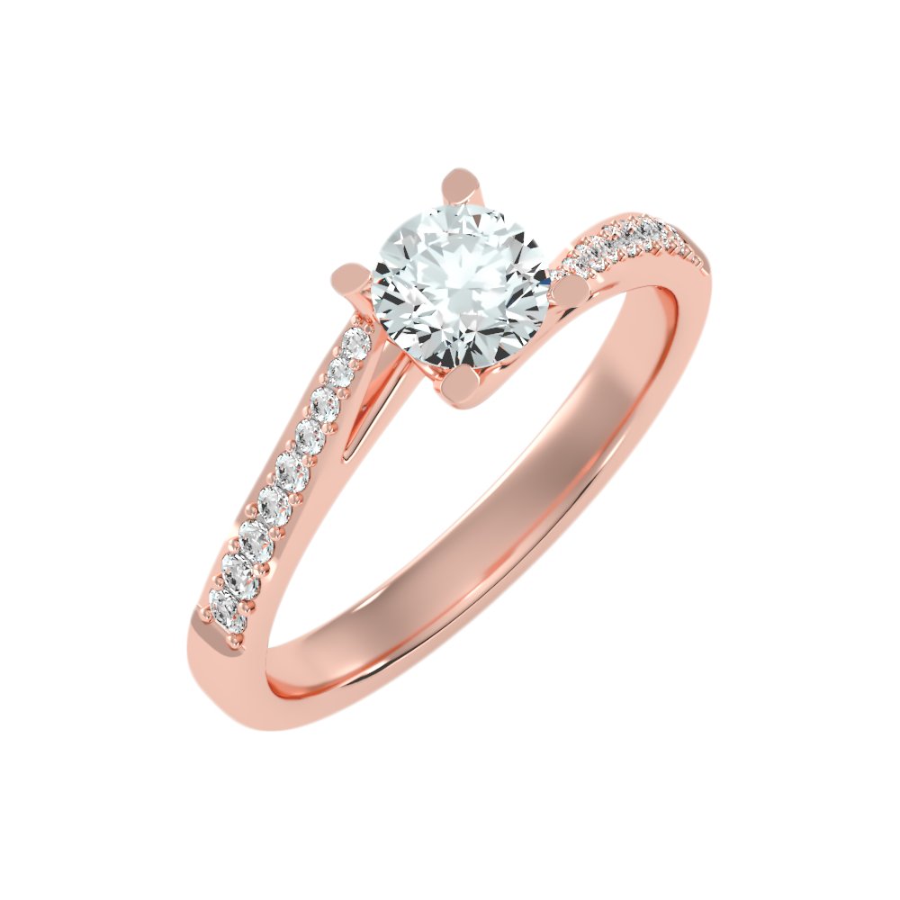 Atractiva Solitaire Ring In 925 Sterling Silver - Five