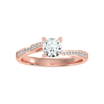 Atractiva Solitaire Ring In 925 Sterling Silver - Seven
