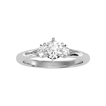 August Tri Stone Ring - Six