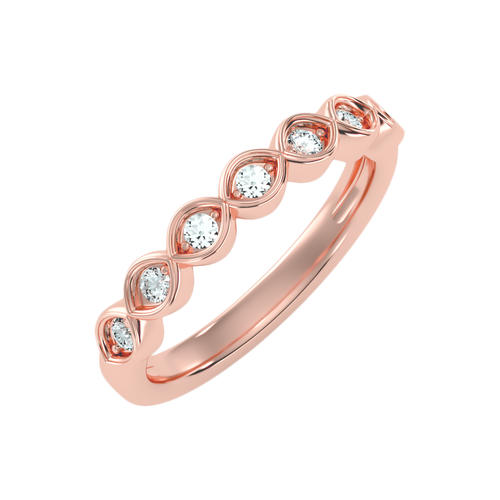 Auroraous Half Eternity Band
