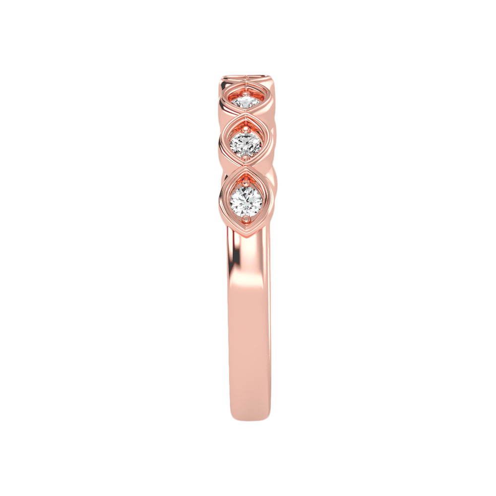 Auroraous Half Eternity Band - Three