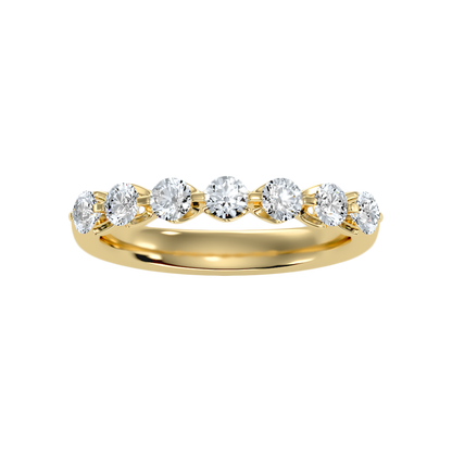 Aurora Seven Stone Ring In 925 Sterling Silver - Ten