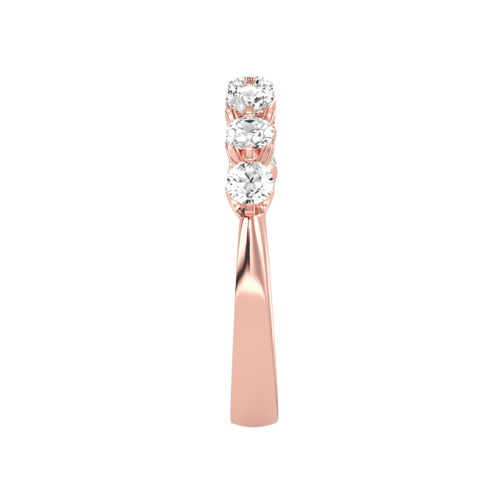 Aurora Seven Stone Ring In 925 Sterling Silver - Seven