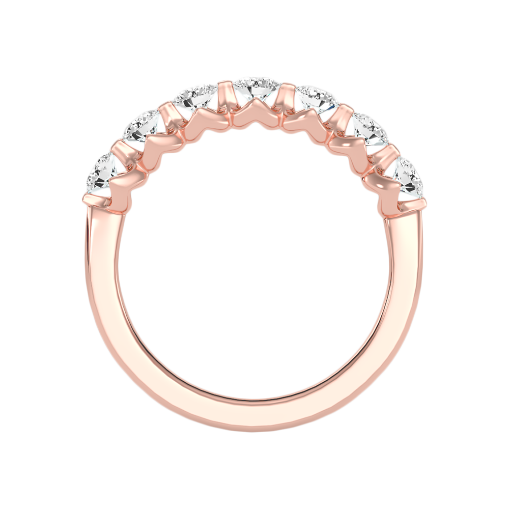 Aurora Seven Stone Ring In 925 Sterling Silver - Eight