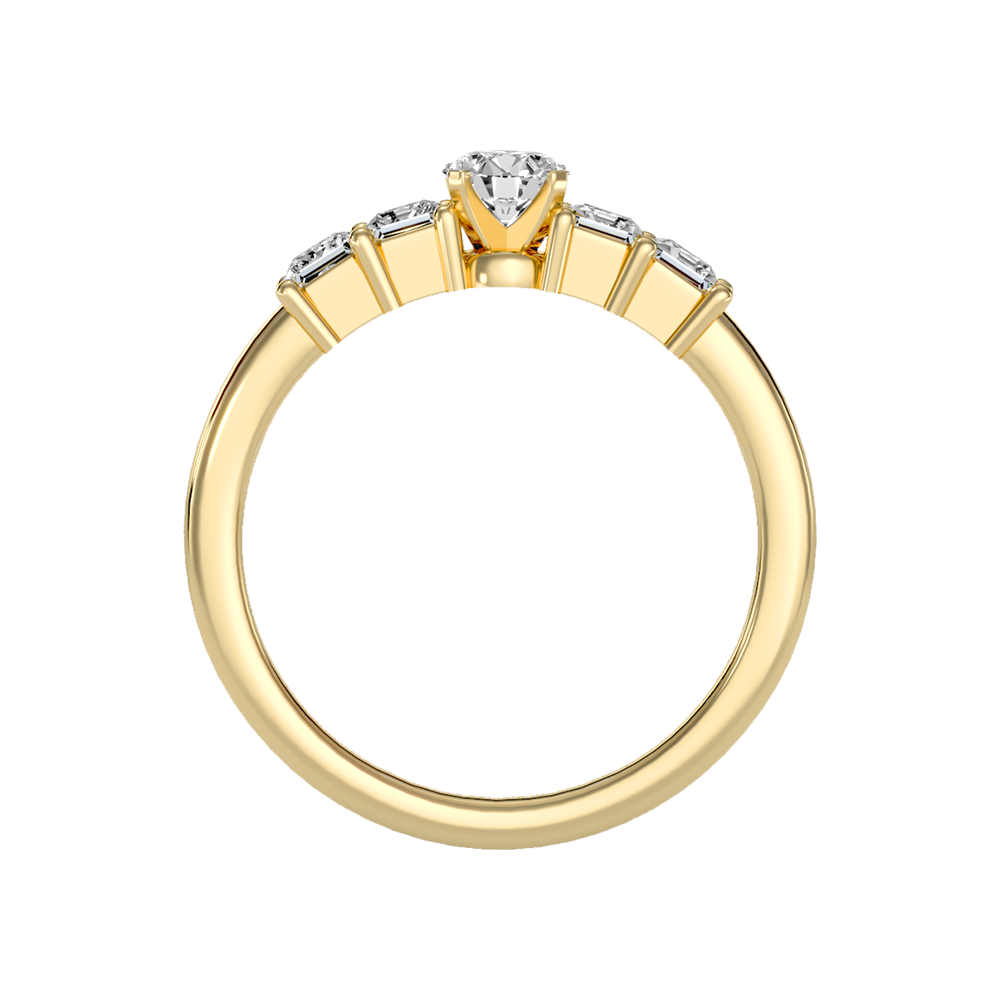 Auspicious Five Stone Ring In 925 Sterling Silver - Thirteen