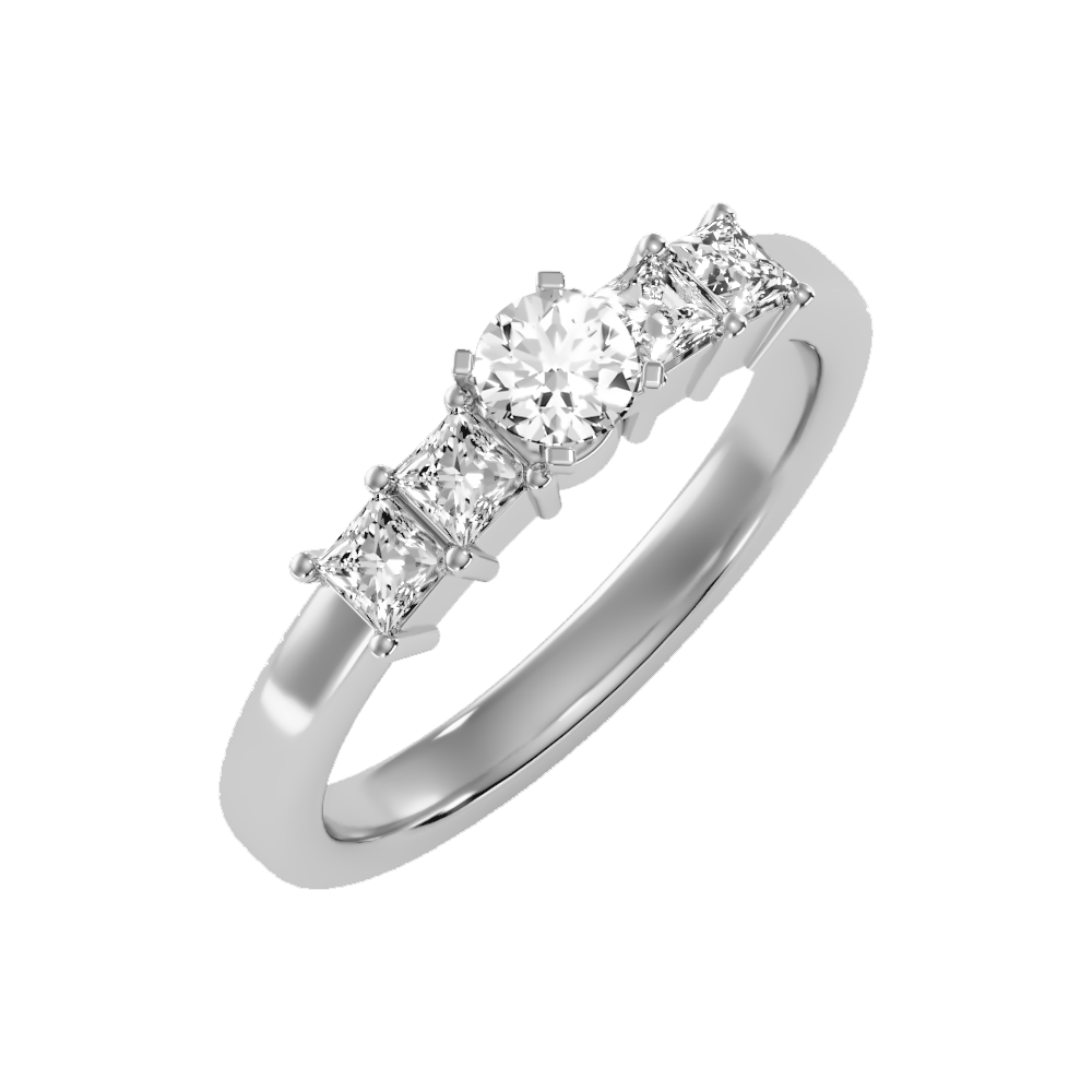 Auspicious Five Stone Ring - Six