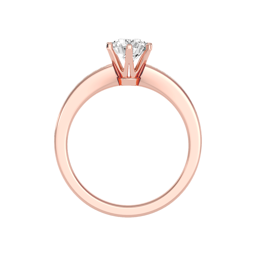 Awesome Solitaire Ring In 925 Sterling Silver - Two
