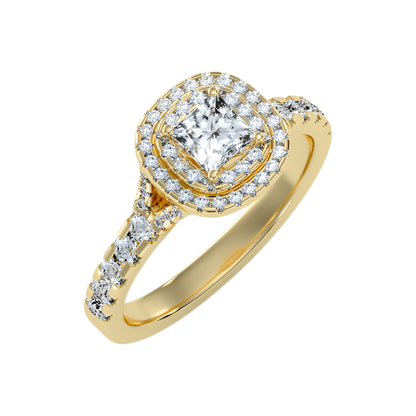 Awe Struck Halo Ring - Ten