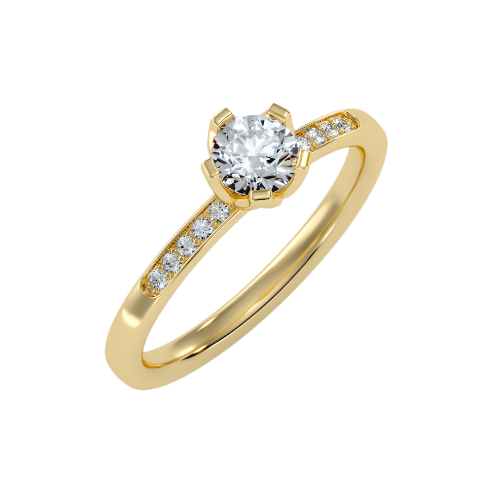Azar Solitaire Ring - Nine