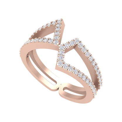Azurre Ring In 925 Sterling Silver - Two