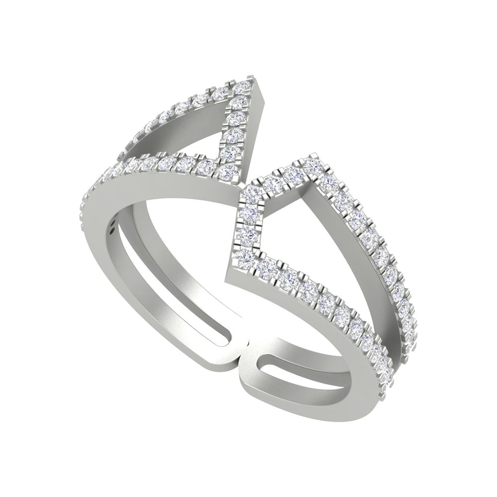 Azurre Ring In 925 Sterling Silver - Six