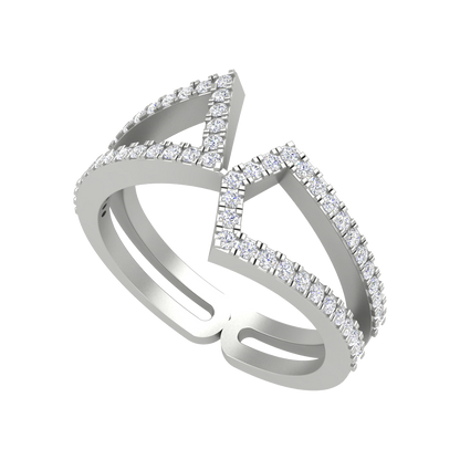 Azurre Ring In 925 Sterling Silver - Six