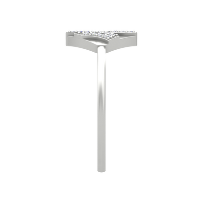 A Designer Diamond Square Ring - Four