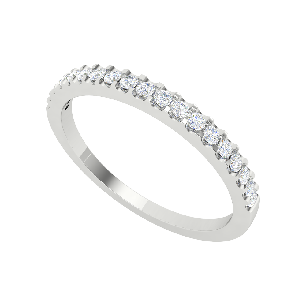 A Lane Of Gems Half Eternity Ring - One