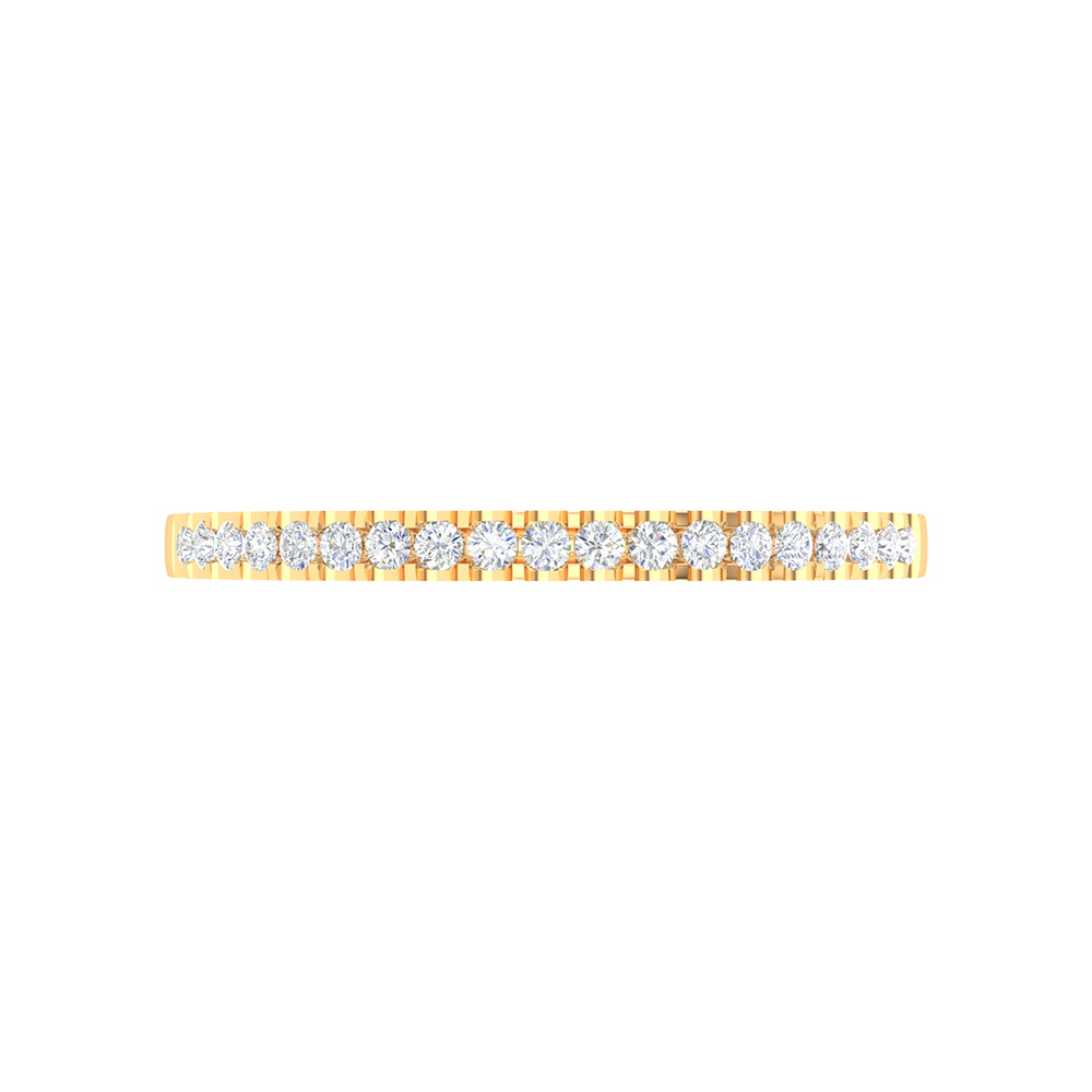 A Lane Of Gems Half Eternity Ring - Ten