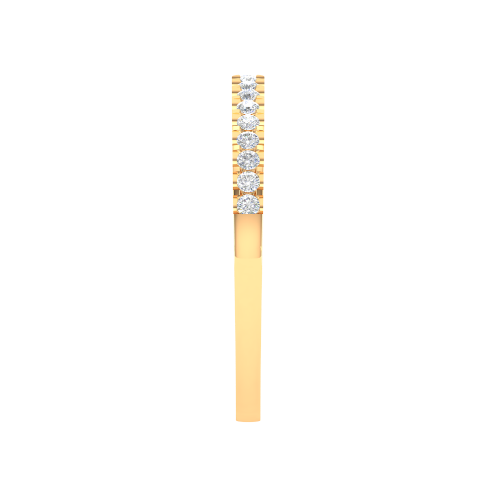 A Lane Of Gems Half Eternity Ring - Eleven