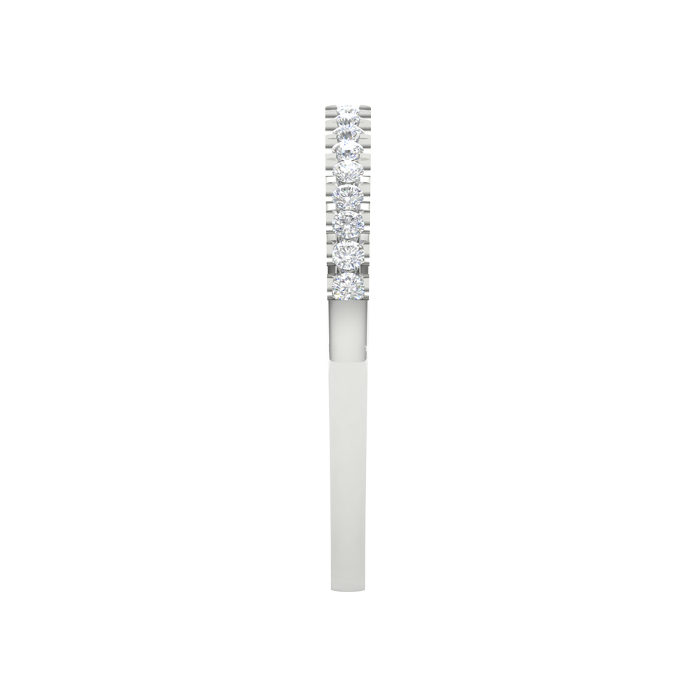 A Lane Of Gems Half Eternity Ring In 925 Sterling Silver - Four