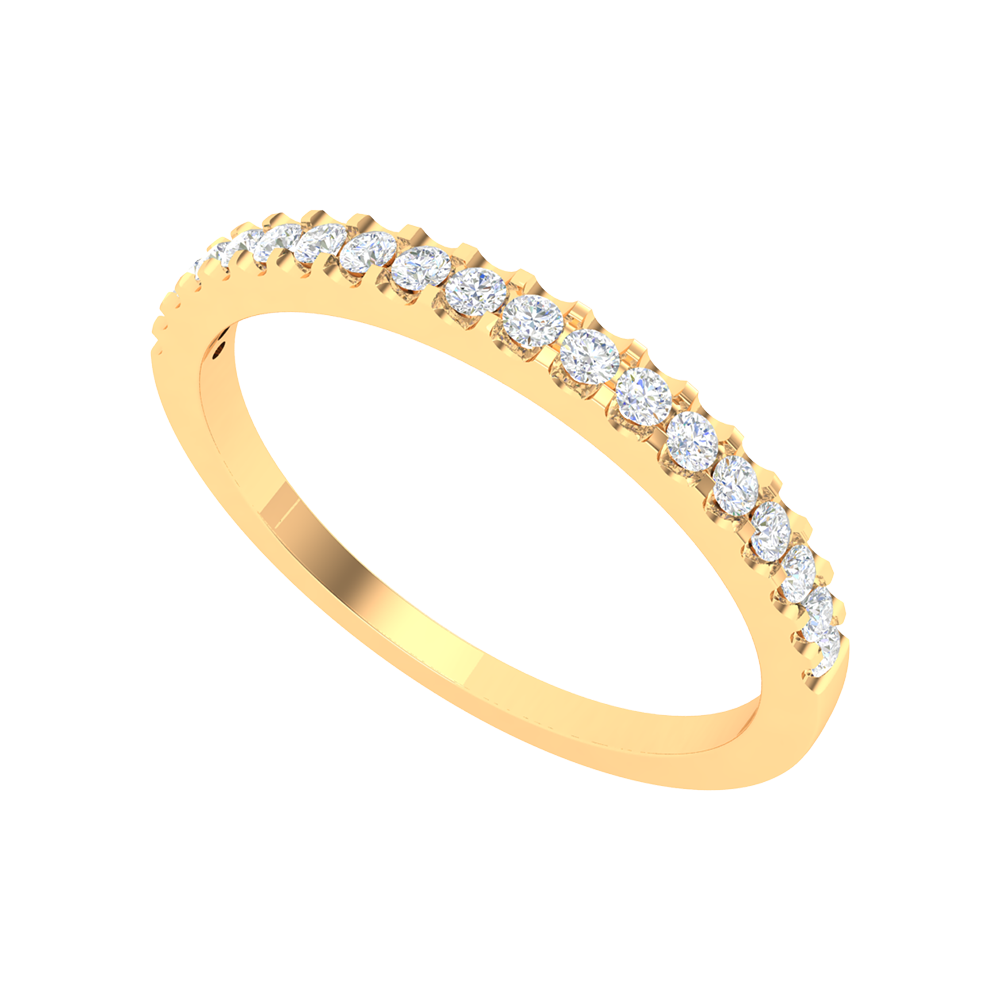 A Lane Of Gems Half Eternity Ring - Nine
