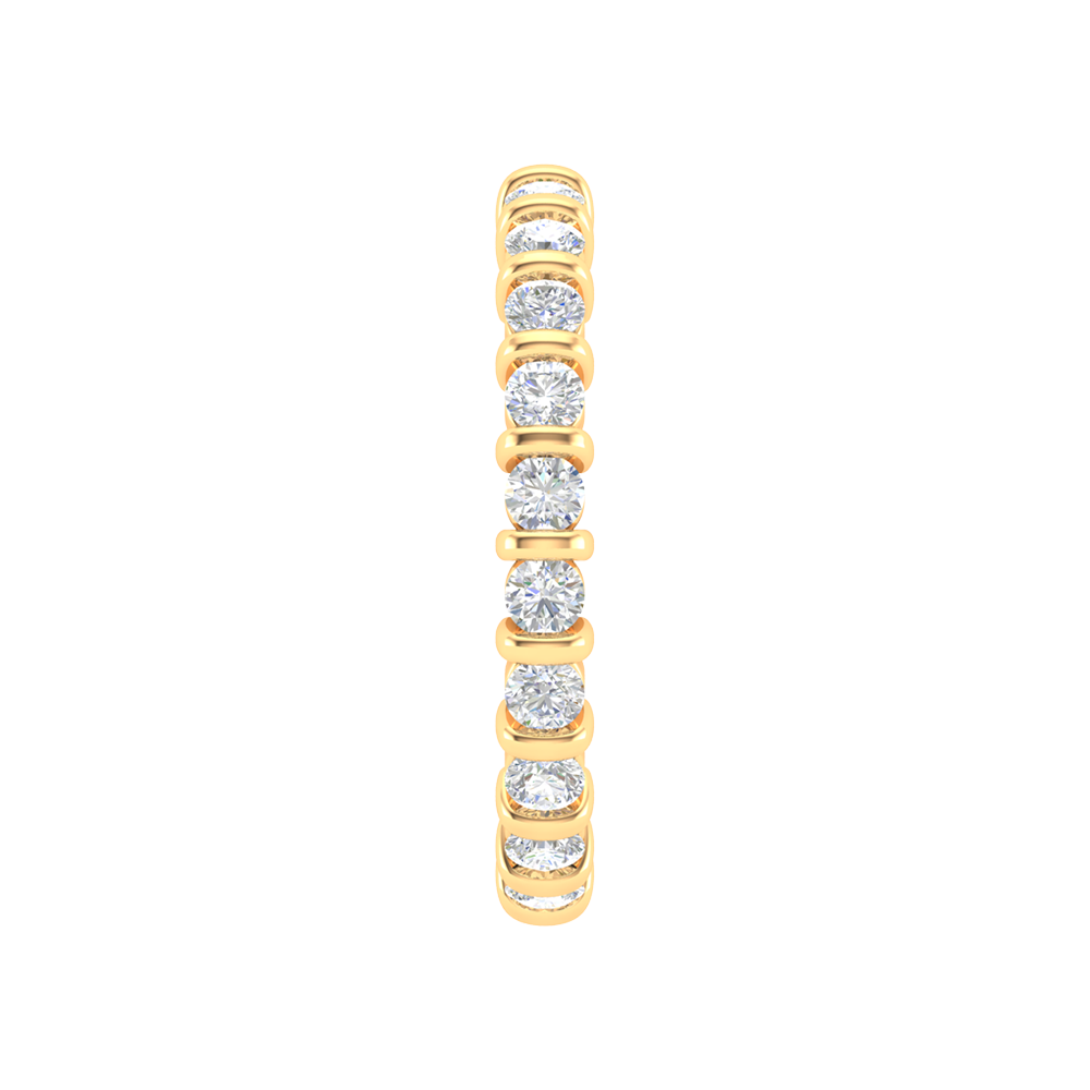 Babette Full Eternity Ring In 925 Sterling Silver - Eleven