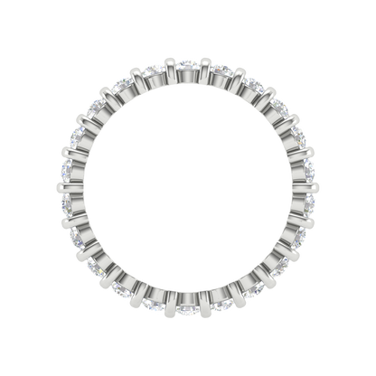 Babette Full Eternity Ring In 925 Sterling Silver - Two