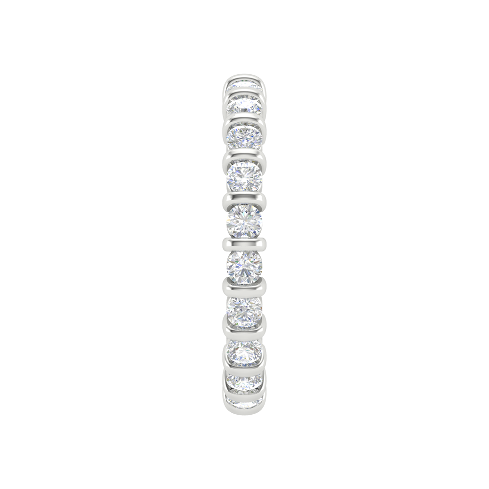 Babette Full Eternity Ring In 925 Sterling Silver - Four