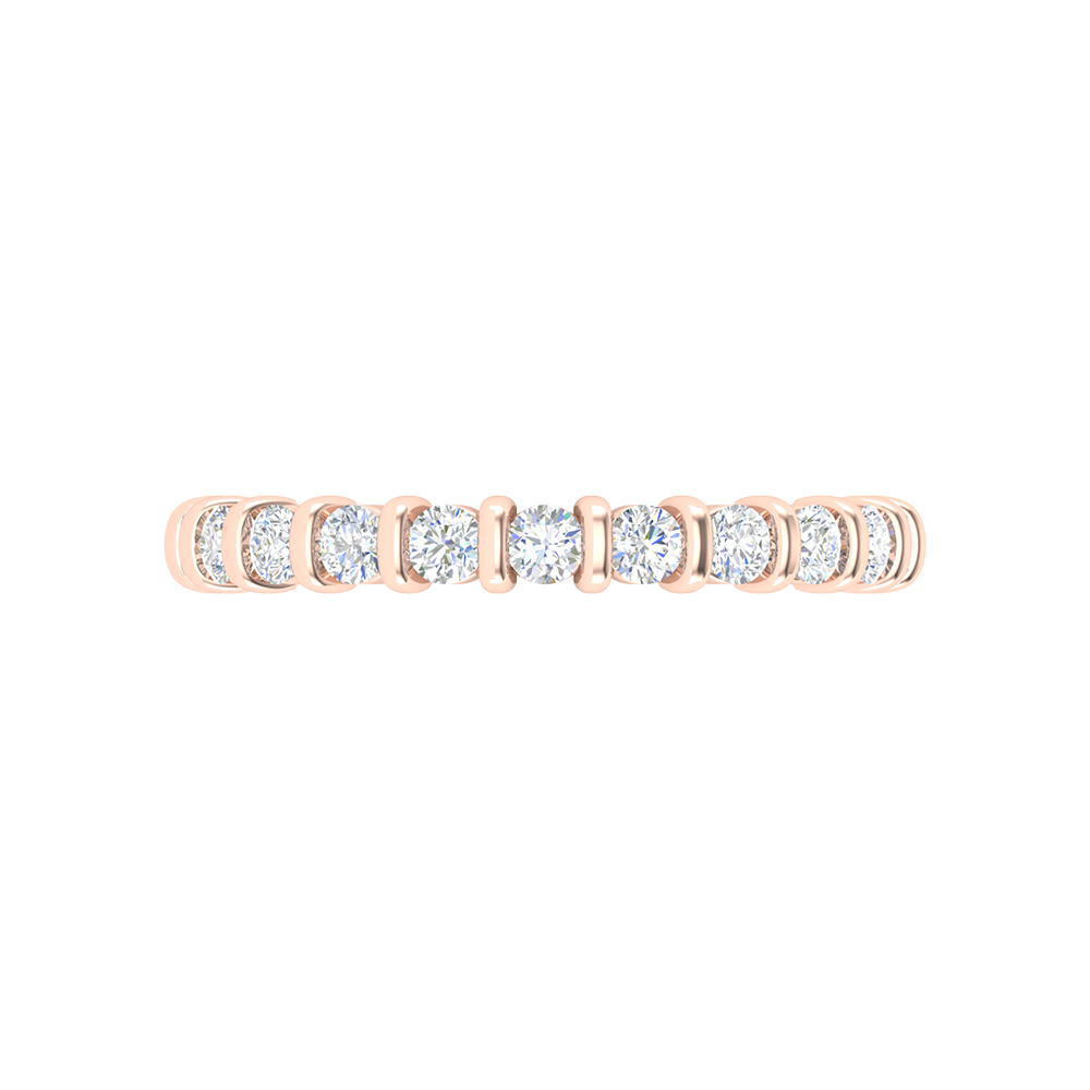Babette Full Eternity Ring In 925 Sterling Silver - Seven