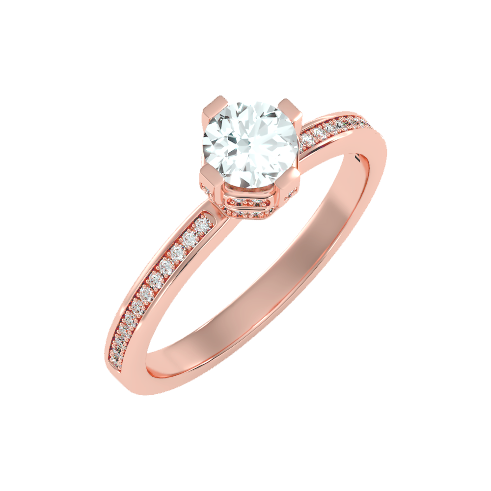 Baronial Solitaire Ring - One