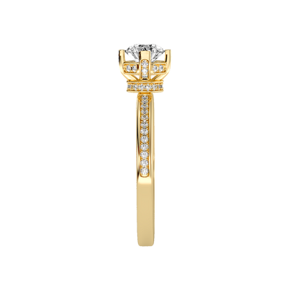 Baronial Solitaire Ring - Eleven