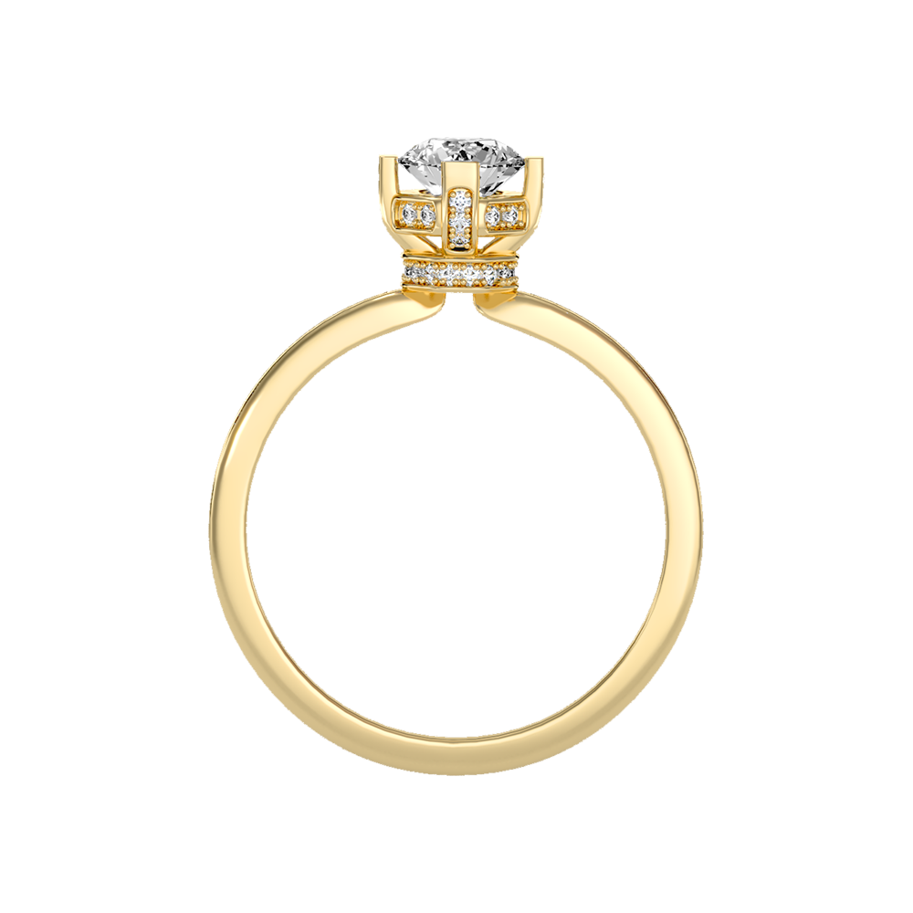 Baronial Solitaire Ring - Twelve