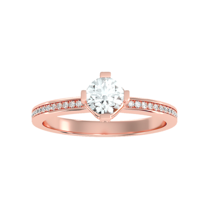 Baronial Solitaire Ring - Three