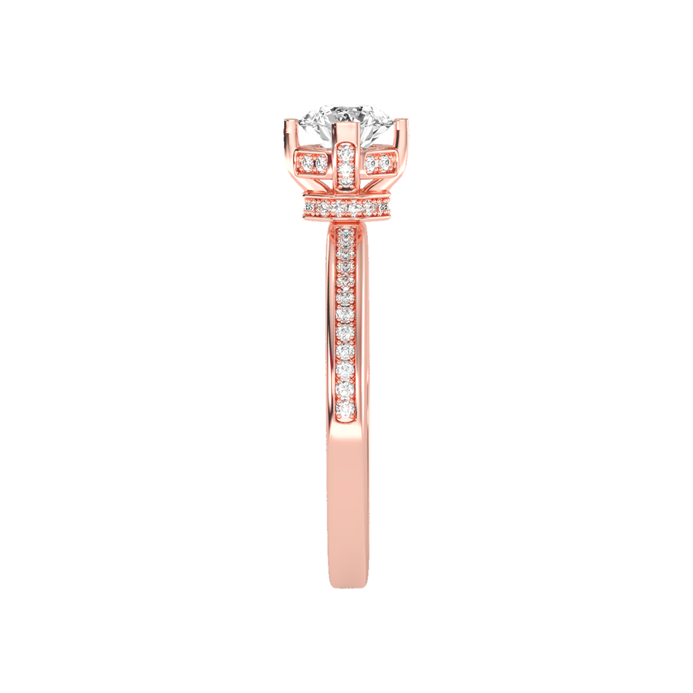 Baronial Solitaire Ring - Four
