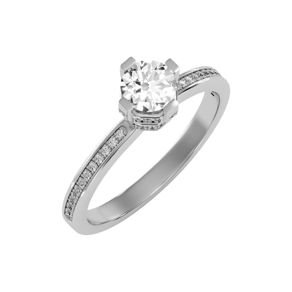 Baronial Solitaire Ring - Five