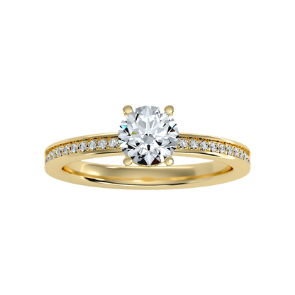 Beaded Beauty Single Stone Ring - Eleven
