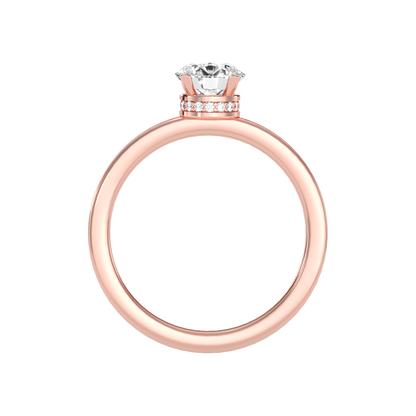 Beaded Beauty Single Stone Ring In 925 Sterling Silver - Seven