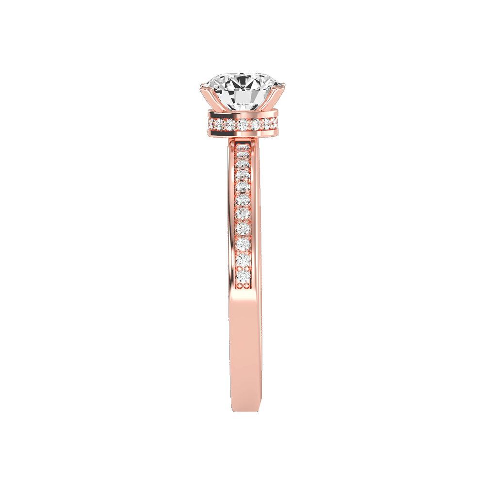 Beaded Beauty Single Stone Ring - Nine