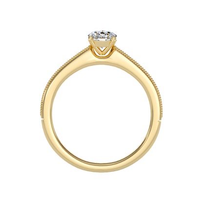 Beads Single Stone Ring - Twelve