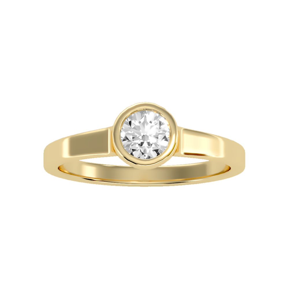 Beamy Solitaire Ring - Ten