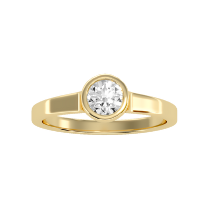 Beamy Solitaire Ring - Ten