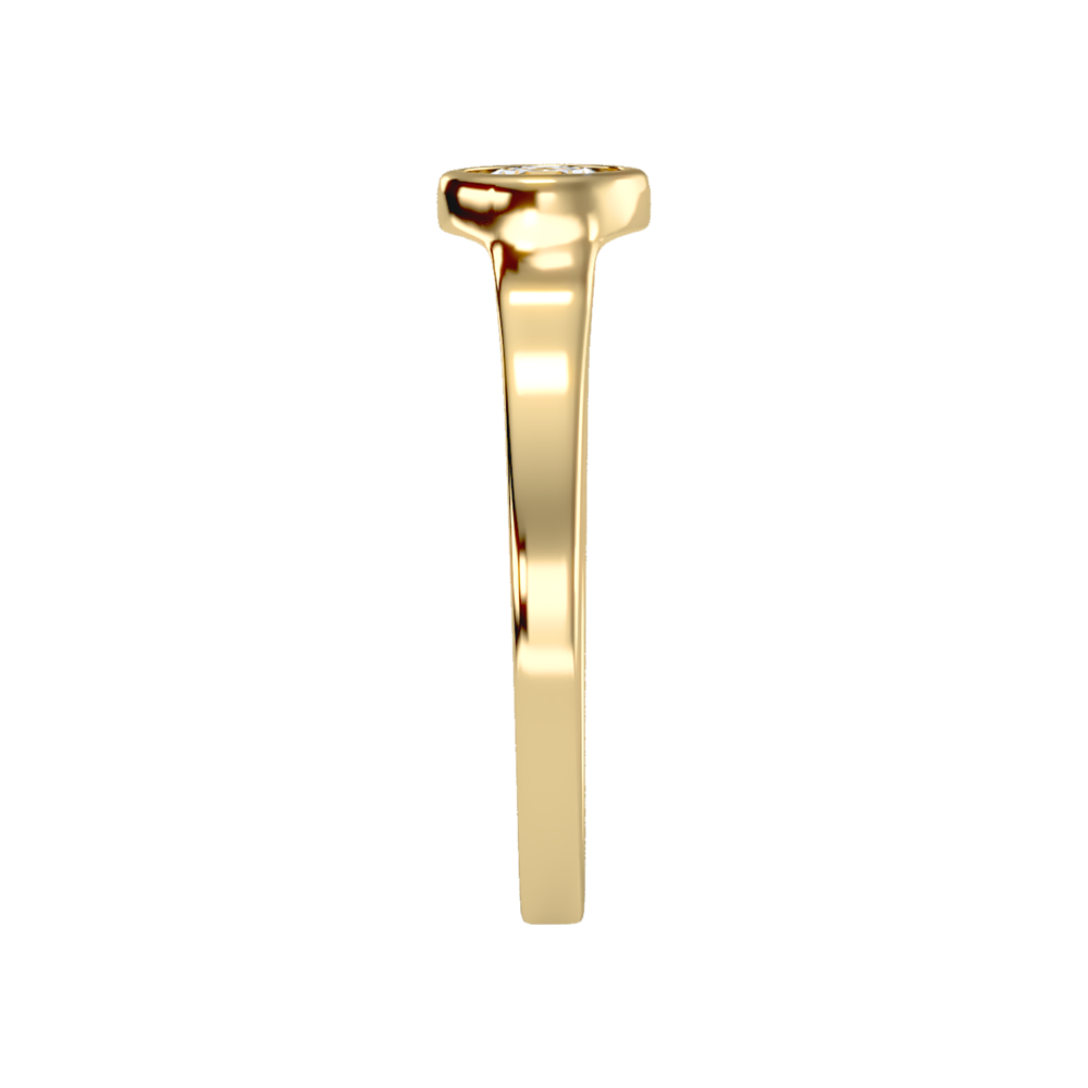 Beamy Solitaire Ring - Eleven