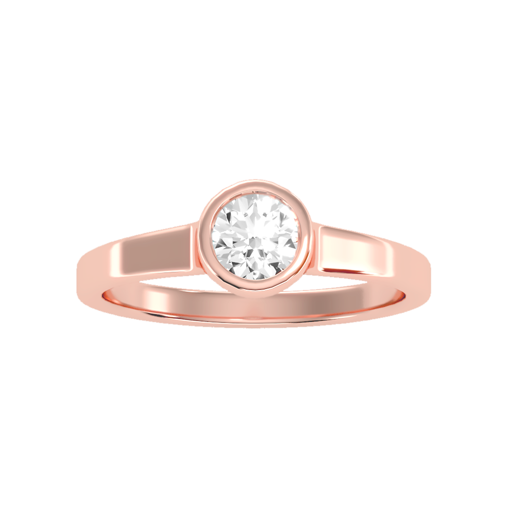 Beamy Solitaire Ring - Seven