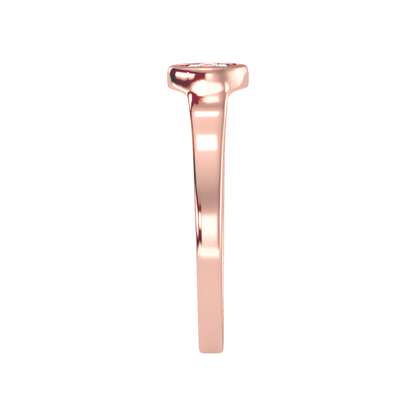Beamy Solitaire Ring - Eight